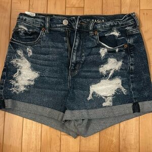 Jean short blue